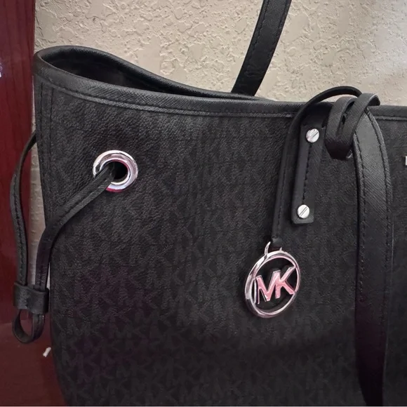 Michael Kors Black Signature Tote - Picture 3 of 16